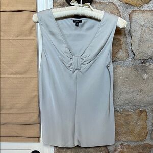 Gorgeous pearl gray Talbots silk top